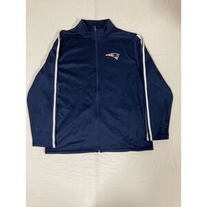 New England Patriots NFL Team Apperal Full-Zip‎ Track Jacket Men's Size XL